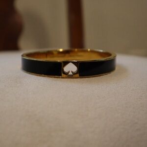 Kate Spade Black and Gold Bangle Bracelet